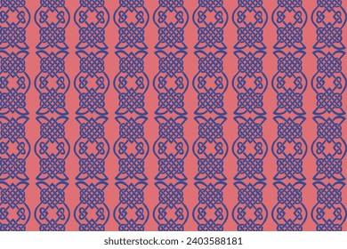 Abstract floral motif engraving pattern vector illustration.