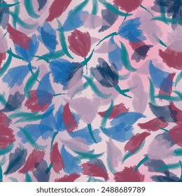 abstract floral motif in vector