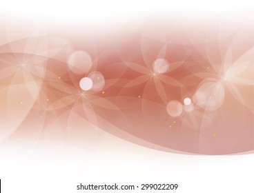 Abstract Floral Old Rose Background for Design, Vector Illustration