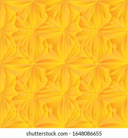 Abstract floral orange seamless and white seamless background. Vector image