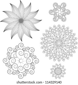 Abstract floral ornament