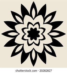 abstract floral ornament