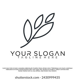 abstract Floral ornament logo and icon . Abstract beauty flower logo design vector