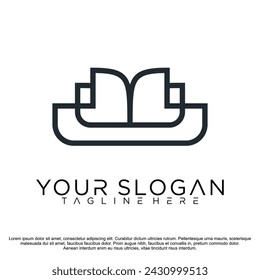 abstract Floral ornament logo and icon . Abstract beauty flower logo design vector