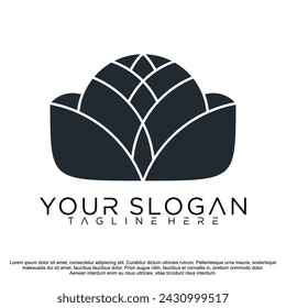 abstract Floral ornament logo and icon . Abstract beauty flower logo design vector