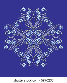 Abstract floral ornament ( pattern )