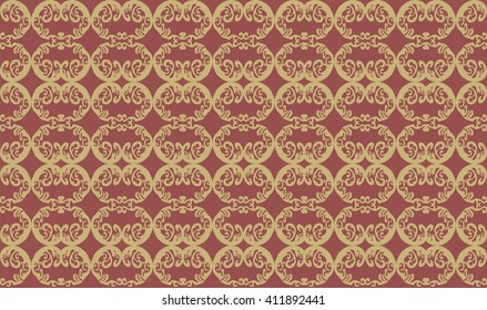 Abstract Floral ornament pattern background. Abstract modern pattern ornament