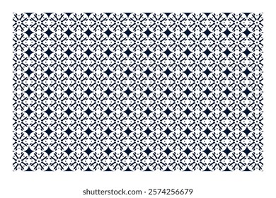 Abstract Floral Ornament Pattern Design.