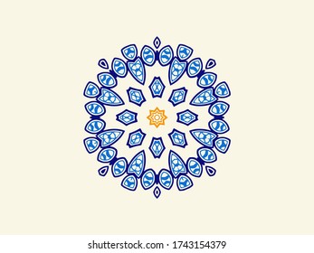 Resumen de diseño vectorial de patrones de ornamentos florales. Crear a partir de elementos étnicos y ornamentos. Idóneo para tapizados y decorados de arte.