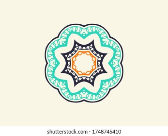 Resumen de diseño vectorial de patrones de ornamentos florales. Crear a partir de elementos étnicos y ornamentos. Idóneo para tapizados y decorados de arte.