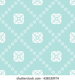 Abstract floral ornament seamless pattern with diagonal floral ornament of Powder Blue color for wallpapers and background.