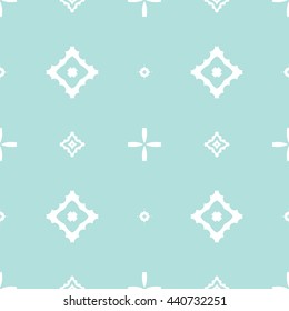 Abstract floral ornament seamless pattern of Powder Blue color for wallpapers and background.