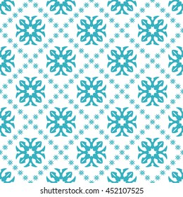 Abstract floral ornament seamless pattern of colorful for wallpapers and background.