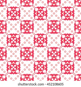 Abstract floral ornament seamless pattern of colorful for wallpapers and background.