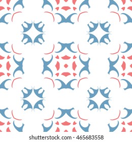 Abstract floral ornament seamless pattern of colorful for wallpapers and background.