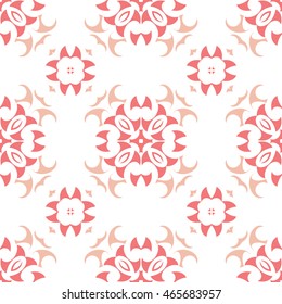 Abstract floral ornament seamless pattern of colorful for wallpapers and background.
