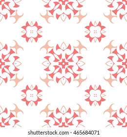 Abstract floral ornament seamless pattern of colorful for wallpapers and background.
