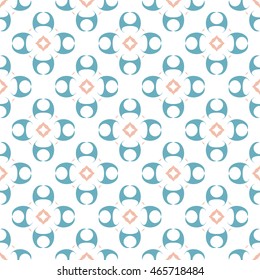 Abstract floral ornament seamless pattern of colorful for wallpapers and background.
