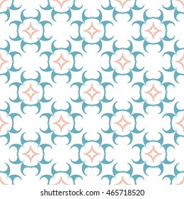 Abstract floral ornament seamless pattern of colorful for wallpapers and background.
