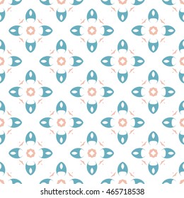 Abstract floral ornament seamless pattern of colorful for wallpapers and background.
