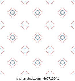 Abstract floral ornament seamless pattern of colorful for wallpapers and background.
