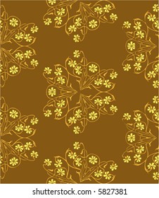 Abstract floral ornament ( seamless pattern )