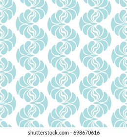 Abstract floral ornament. Seamless pattern for textile printing, packaging, wrapper.