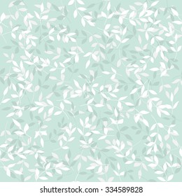 Abstract floral ornament. Seamless vector background.