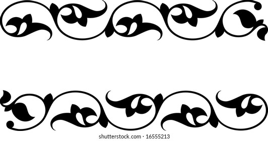 abstract floral ornament. vector