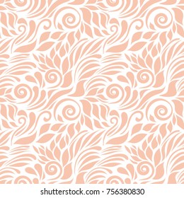 Abstract floral ornamental pattern
