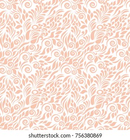 Abstract floral ornamental pattern