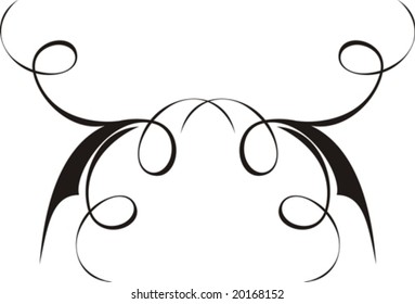 abstract floral ornaments in vector format, very easy to edit, individual objects!