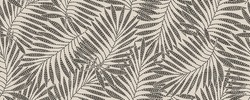 Abstract floral with palm leaves seamless pattern, black leaf pattern background.