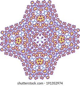 abstract floral patten