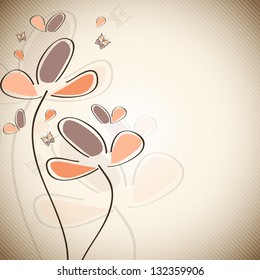 Abstract floral pattern.