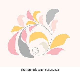 Abstract floral pattern
