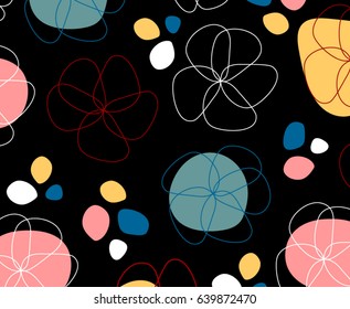 Abstract floral pattern.