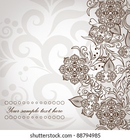 Abstract floral pattern