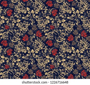 abstract floral pattern background