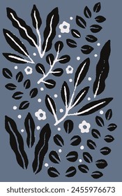 abstract floral pattern background in eps format
