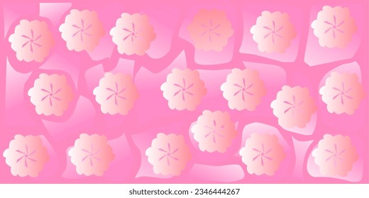 diseño creativo de ilustración de fondo de patrón floral abstracto. patrón floral rosa.