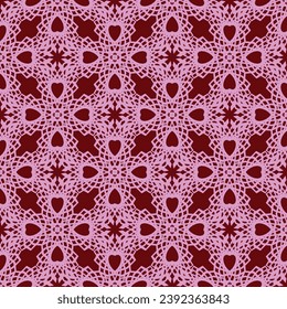 Resumen de fondo de patrón floral, patrón de lujo, diseño mandala ilustración abstracta de vector elegante