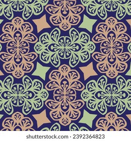 Abstract floral pattern background, luxury pattern, mandala design stylish abstract vector illustration