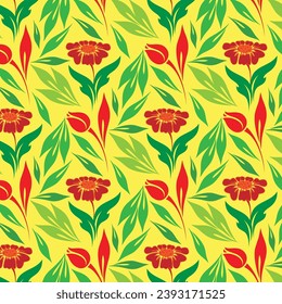 Resumen de fondo de patrón floral, patrón de lujo, ilustración vectorial elegante