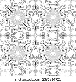 Resumen de fondo de patrón floral, patrón de lujo, ilustración de textura vectorial geométrica elegante