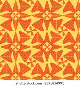 Abstract floral pattern background, luxury pattern, stylish geometric vector texture illustration