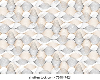 abstract floral pattern. Beige and dark blue vector background. Geometric leaf ornament. Graphic modern pattern. graphic clean design for fabric, event, wallpaper etc. pattern is on swatches panel.