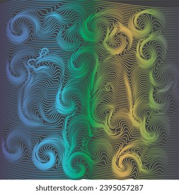 Abstrakte Blumenmuster helle Farben, Hintergrund Vektorgrafik Moderne Kunst Design Nahtlose Muster Set Einfaches Design für die Textilien.