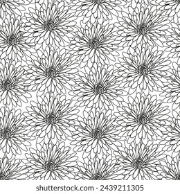 Abstract floral pattern. Coloring page for adults and children.