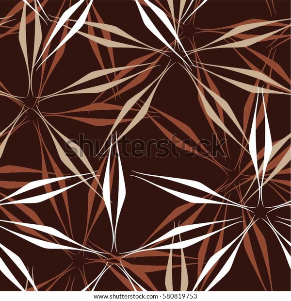 Abstract Floral Pattern Contrast Seamless Vector Stock Vector (Royalty ...